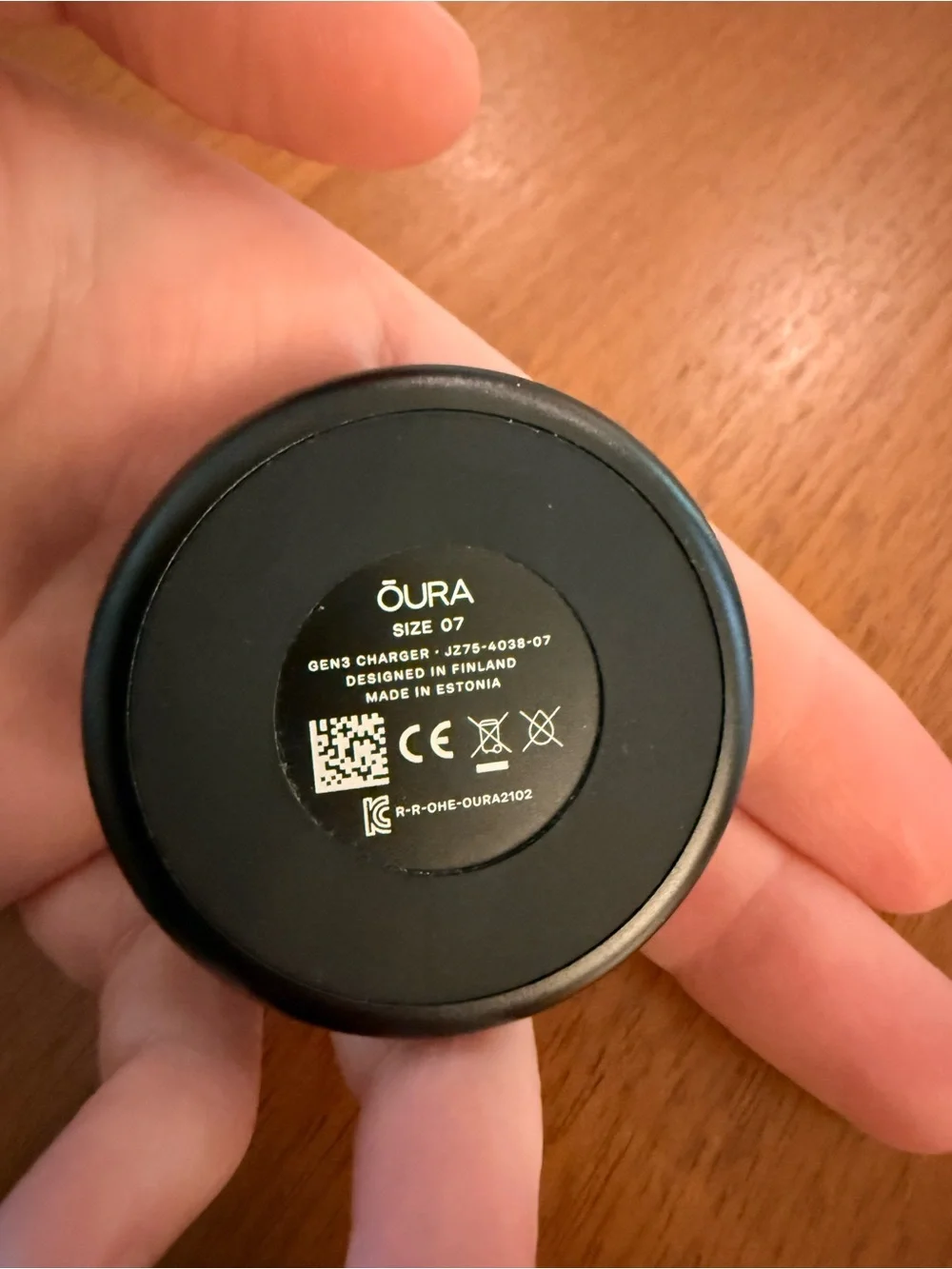 Oura Ring Gen 3 Size 7